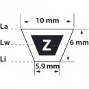 Keilriemen Z17 10x430Li